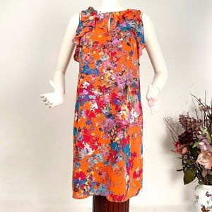 Nicole by Nicole Miller Floral A-line Dress Sz 6